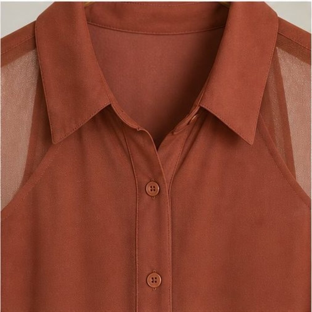 Rust Cami Blouse - Picture 4 of 6